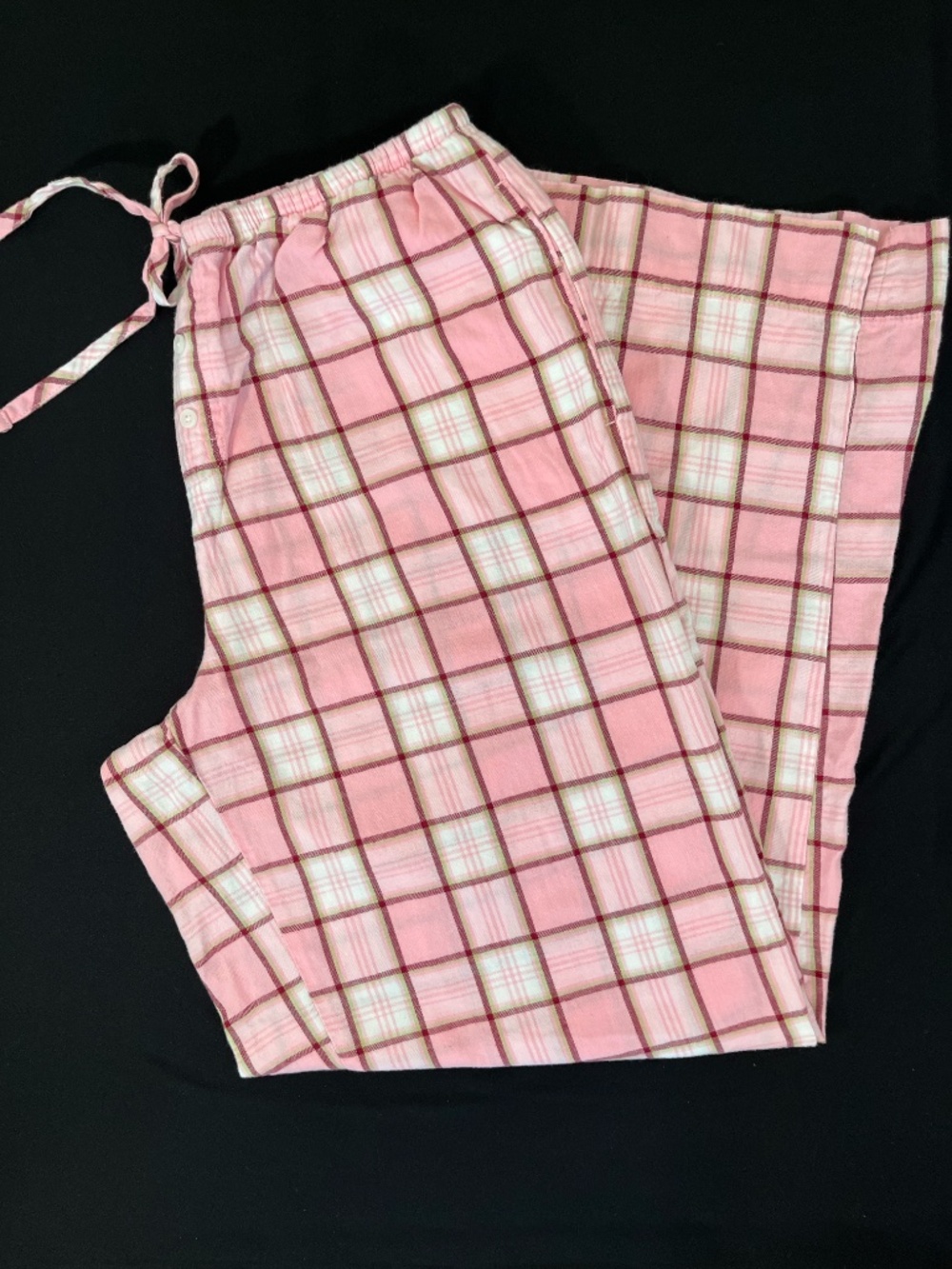 Tullibee & Wild Fable "P.J. Set of sweatshirt in ditsy, cozy check flannel pants - Picture 3 of 16